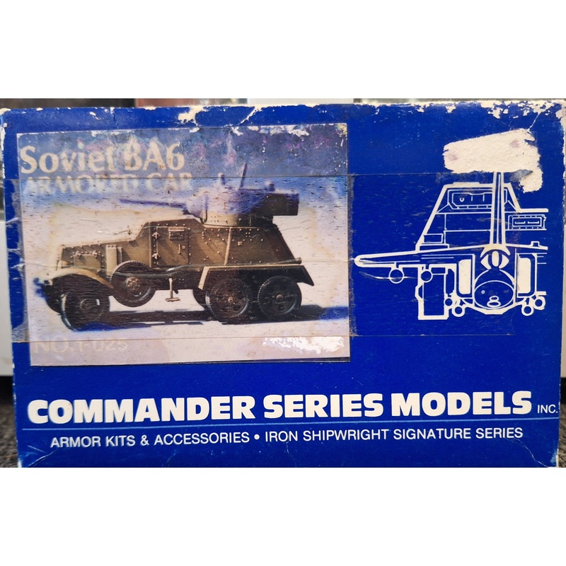Commander 1:35 Resin Soviet BA6 Armoured Car Full Kit