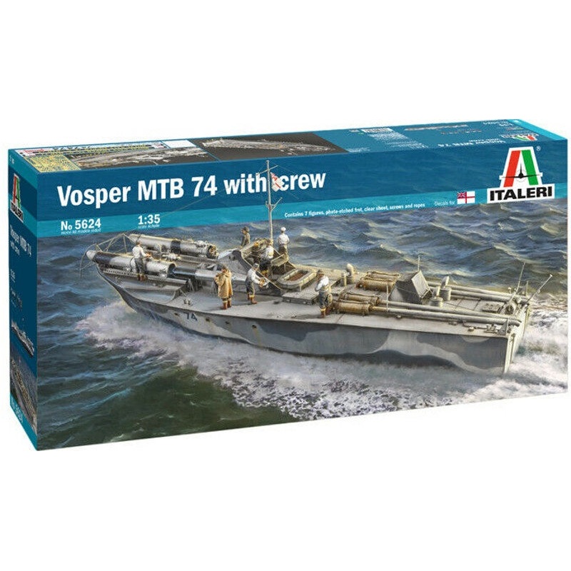 Italeri 1:35 Vosper MTB w/Crew