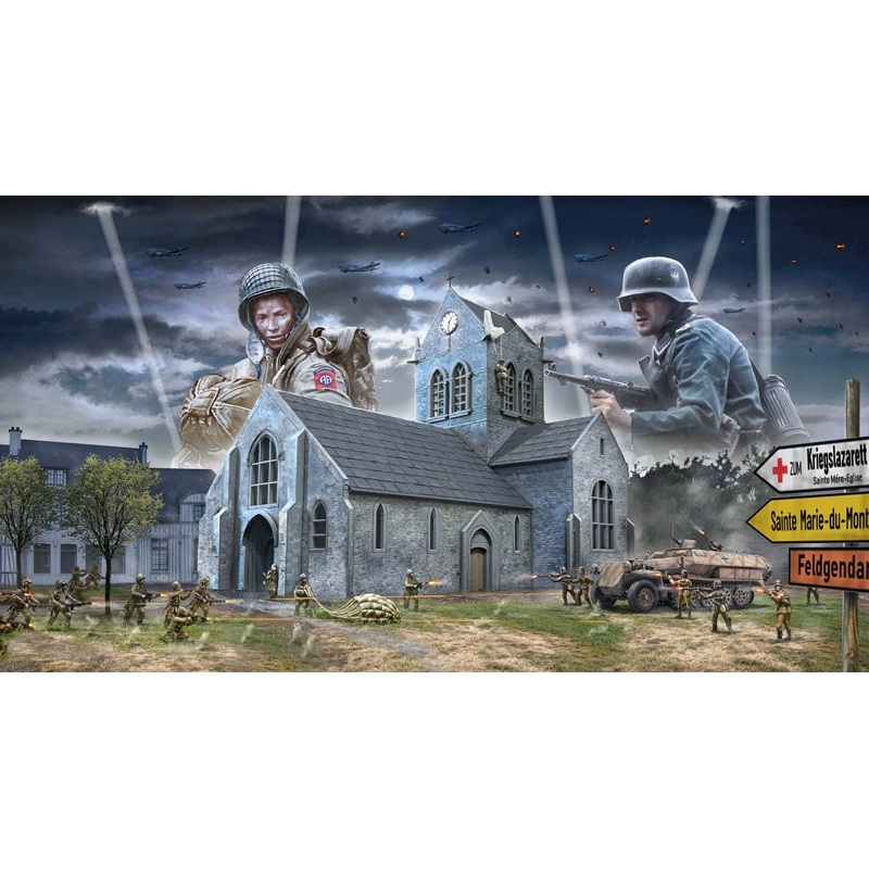 Italeri 1:72 Battle of Normandy Sainte-Mre-Eglise 6 June 1944 - Battle Set