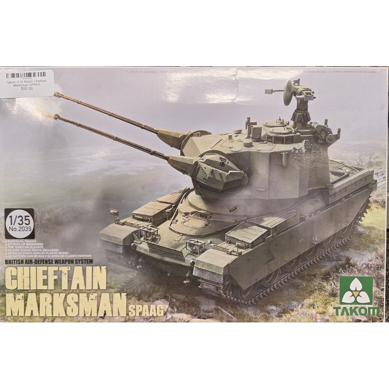 Takom 1:35 British Chieftain Marksman SPAAG