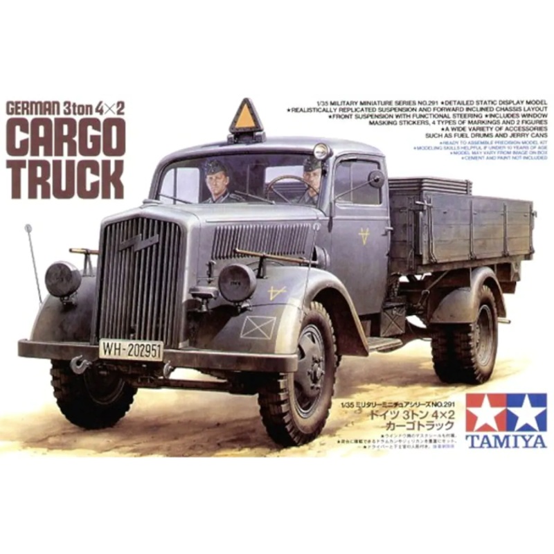 Tamiya 1:35 German 3ton 4x2 Cargo Truck
