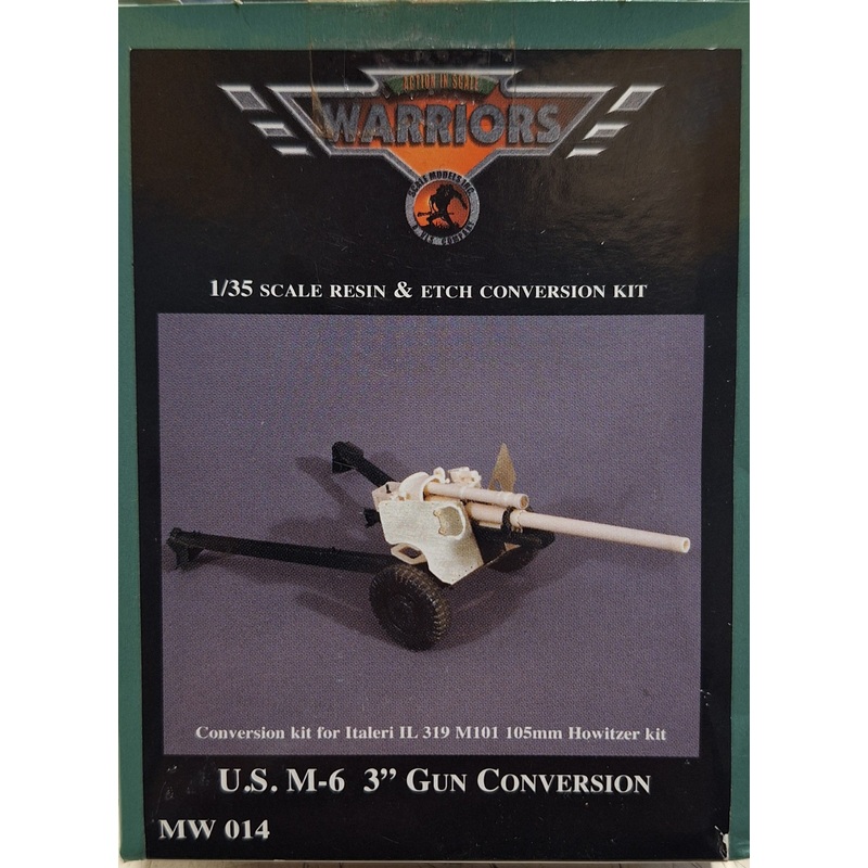 Warriors 1:35 U.S. M-6 3" Gun Conv. Resin Set
