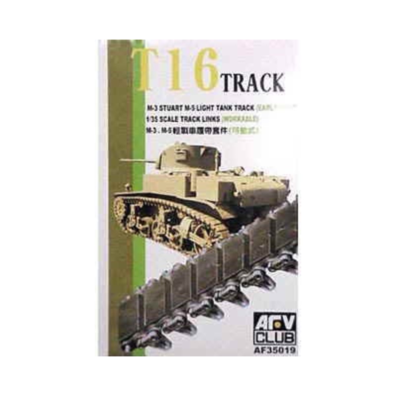 AFV 1:35 M3 Stuart Early T-16 Track Links (Workable)