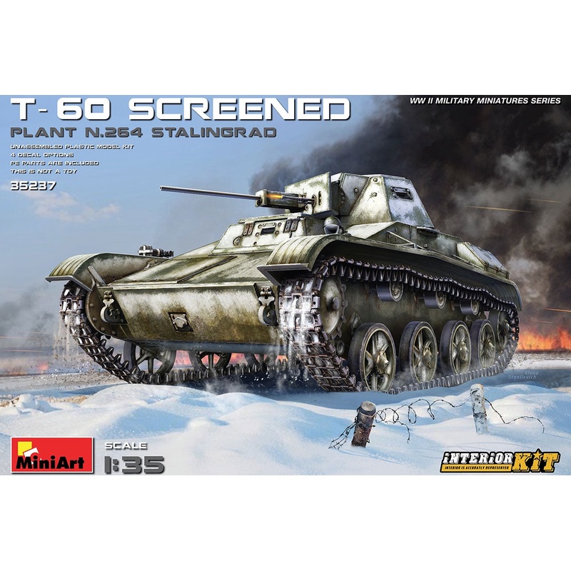 Miniart 1:35 T-60 Screened Plant N.264 Stalingrad