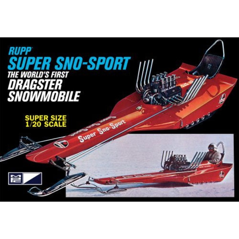 MPC 1:20 Rupp Super Sno-Sport Snow Dragster