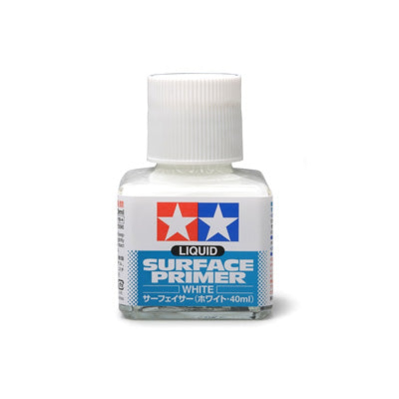 Tamiya Liquid Surface Primer White 40ml