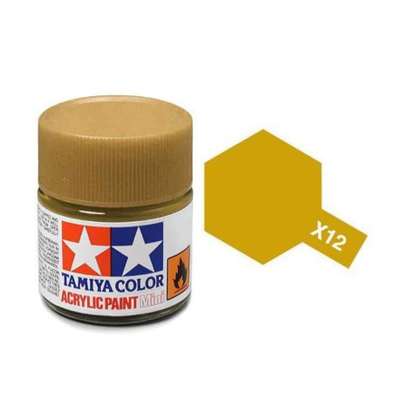 Tamiya X12 Acrylic 10ml Gold Leaf