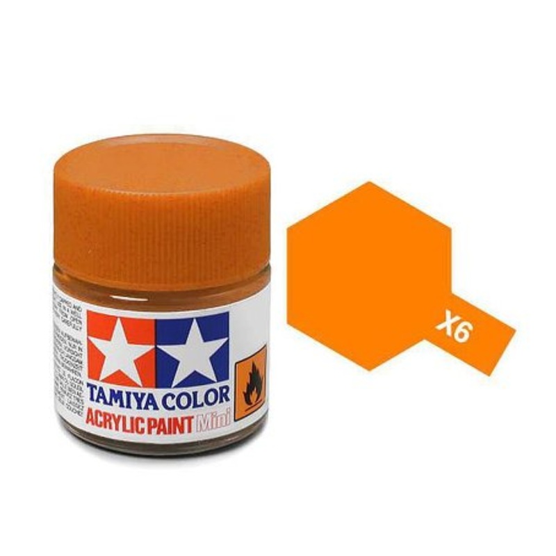 Tamiya X6 Acrylic 10ml Orange