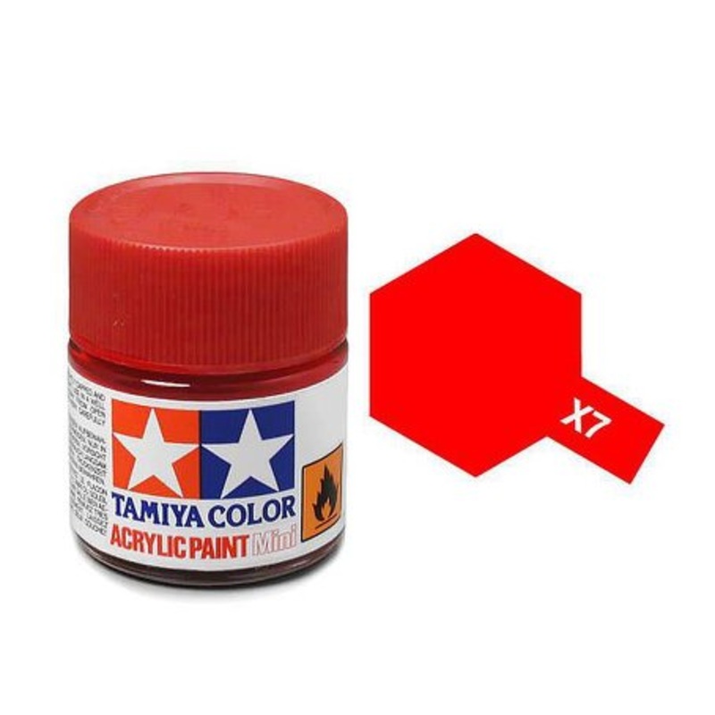 Tamiya X7 Acrylic 10ml Red