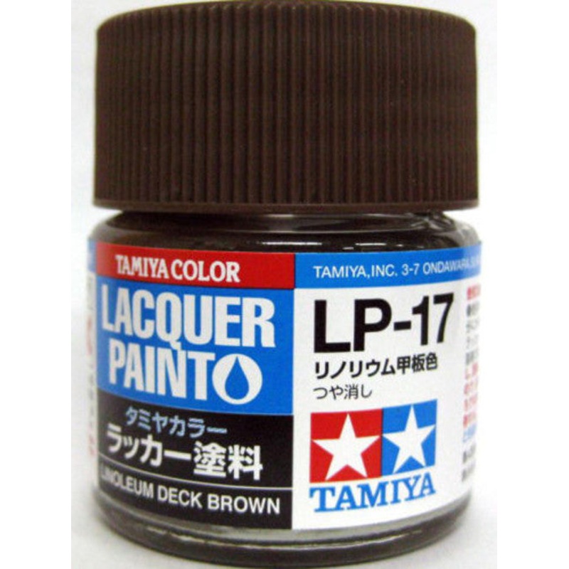 Tamiya Lacquer LP-17 Linoleum Deck Brown