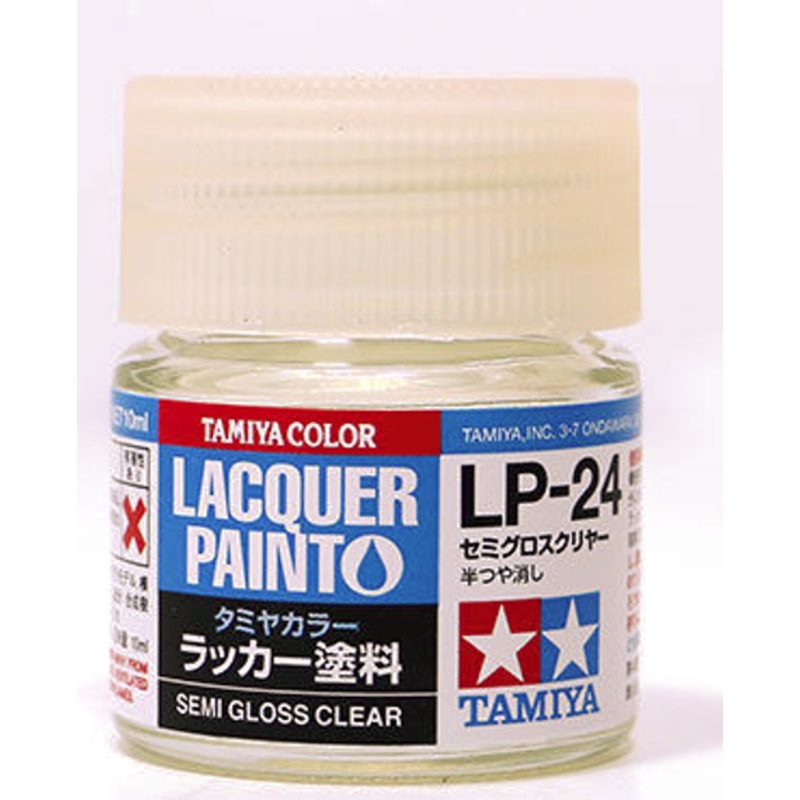 Tamiya Lacquer LP-24 Semi Gloss Clear