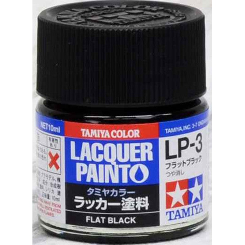 Tamiya Lacquer LP-3 Flat Black