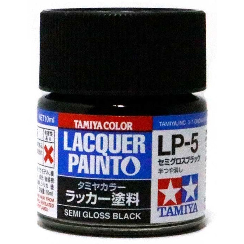Tamiya Lacquer LP-5 Semi Gloss Black