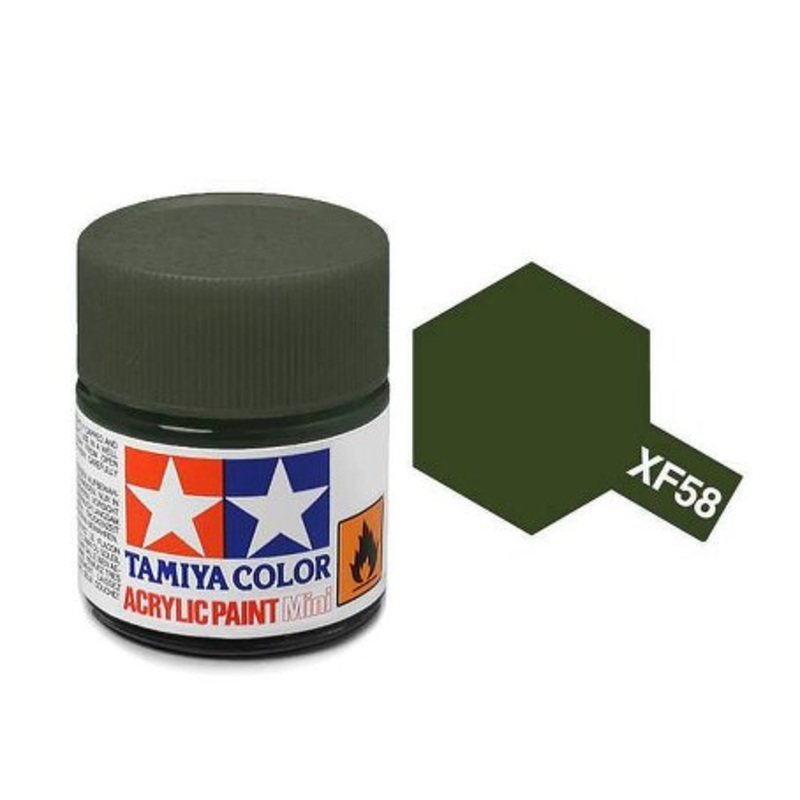 Tamiya XF58 Acrylic 10ml Olive Green