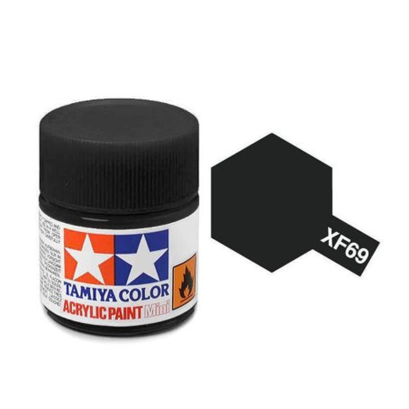 Tamiya XF69 Acrylic 10ml Nato Black