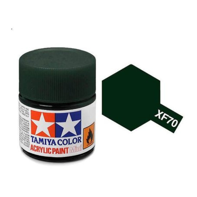 Tamiya XF70 Acrylic 10ml Dark Green 2