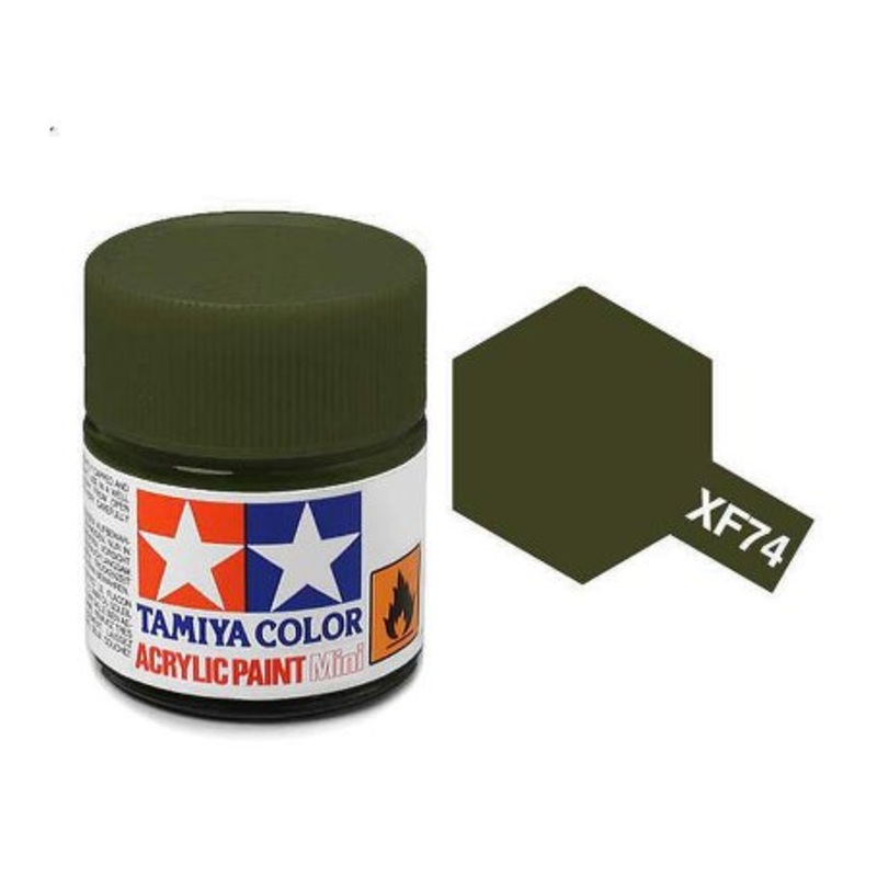 Tamiya XF74 Acrylic 10ml Olive Drab (JGS