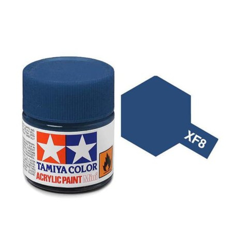 Tamiya XF8 Acrylic 10ml Flat Blue