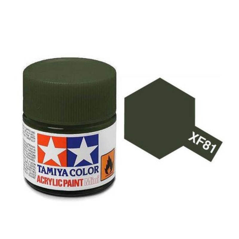 Tamiya XF81 Acrylic 10ml Dark Green 2 (R