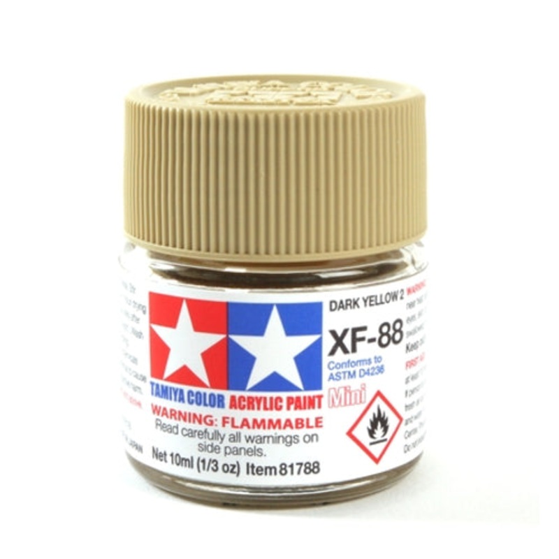 Tamiya XF88 Dark Yellow 2 Acrylic Paint