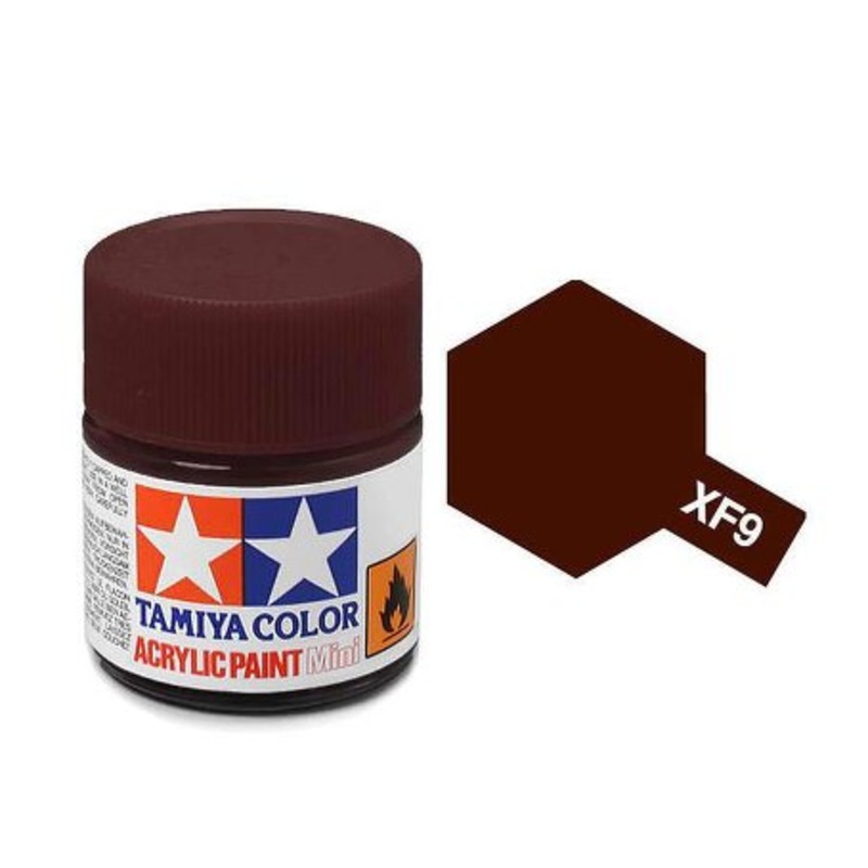 Tamiya XF9 Acrylic 10ml Hull Red
