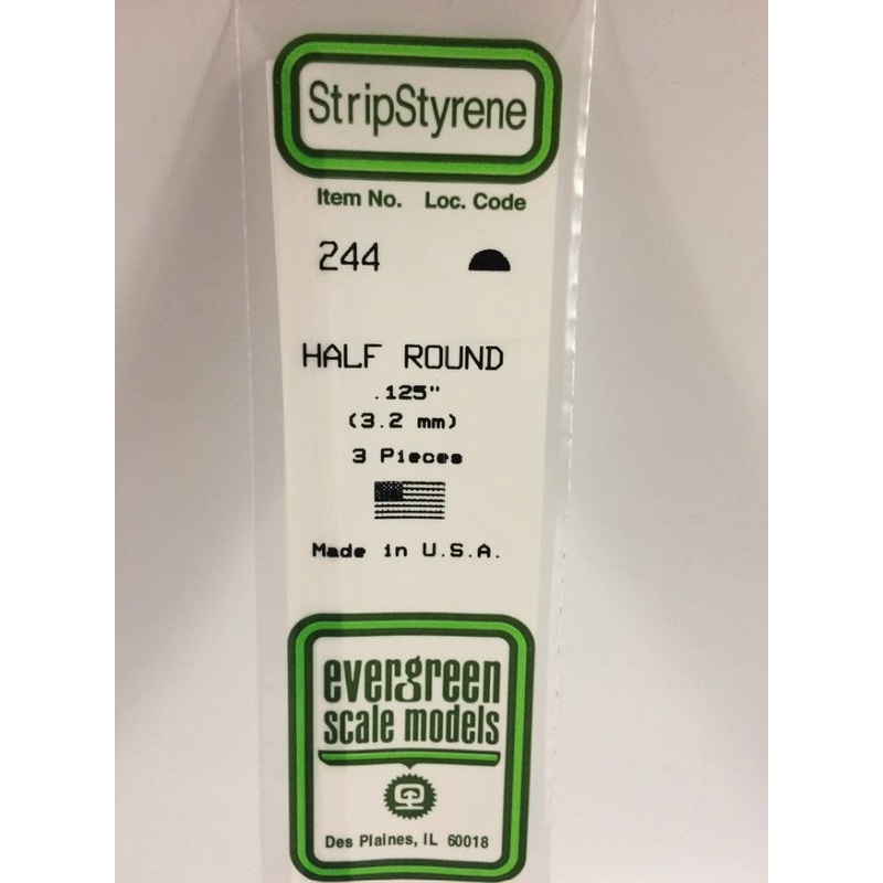 Half Round-35cm Long x 3 3.0mm