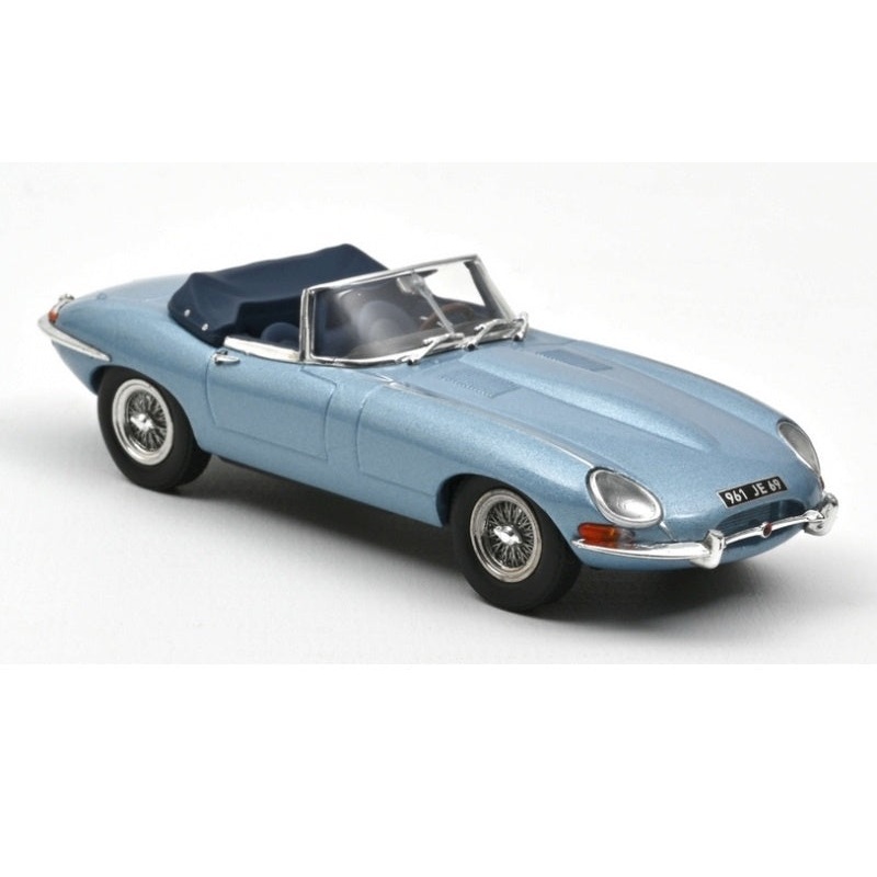 Norev 1:43 1961 Jaguar E Type DHC Light Blue Met.