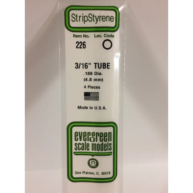 Tube White 35cm Long X 4.8mm 4