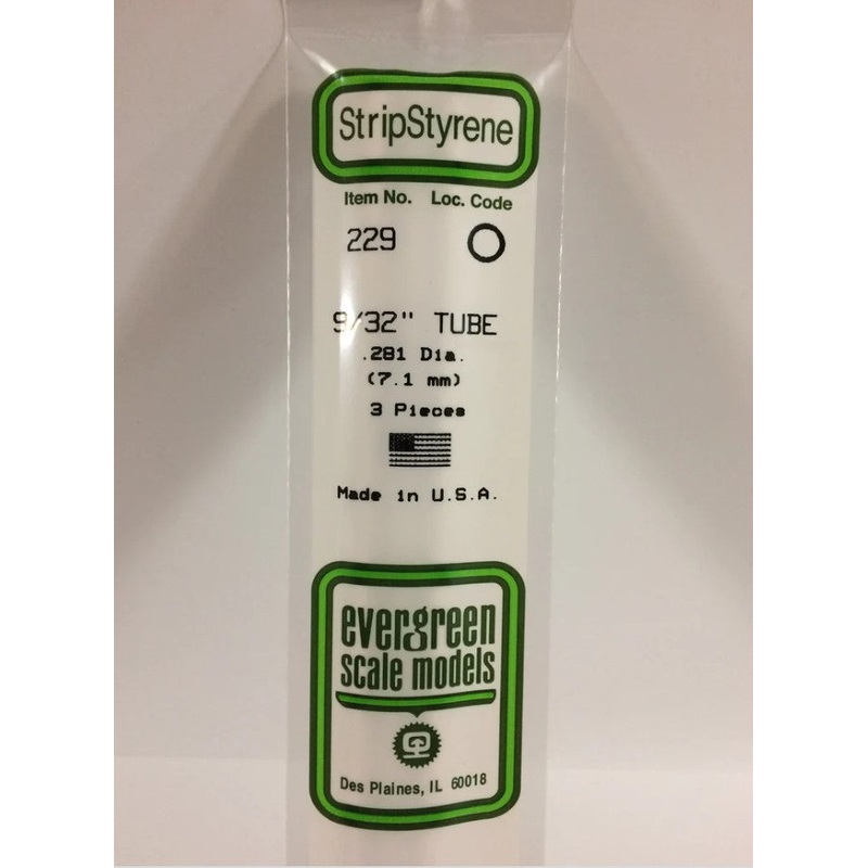 Tube White 35cm Long X 7.2mm pkt3
