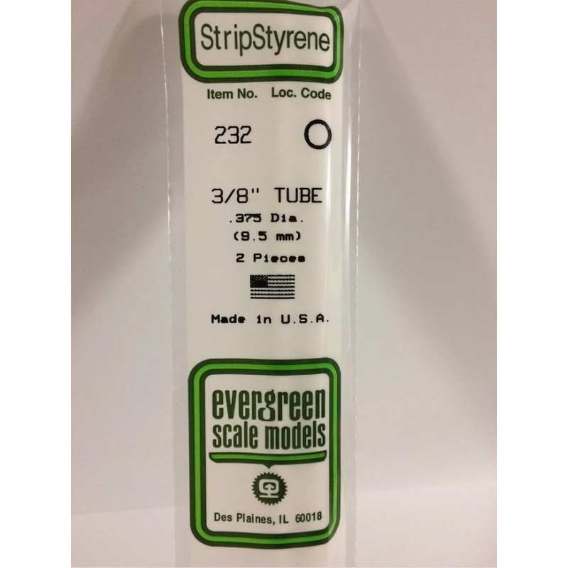Tube White 35cm Long X 9.5mm pkt2