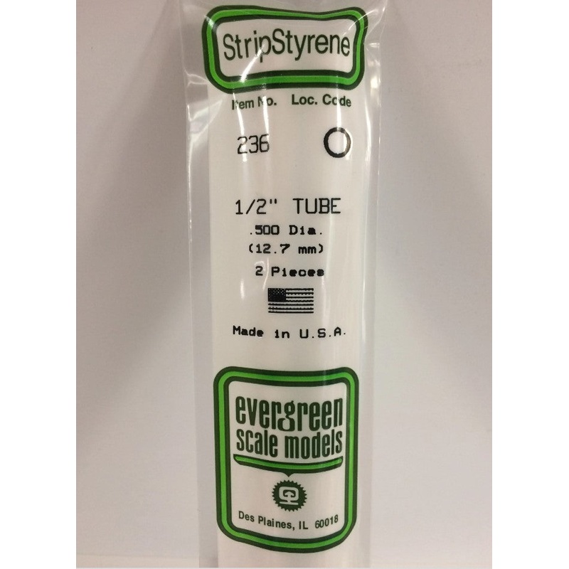 Tube White 35Cm Longx12.7Mm 2
