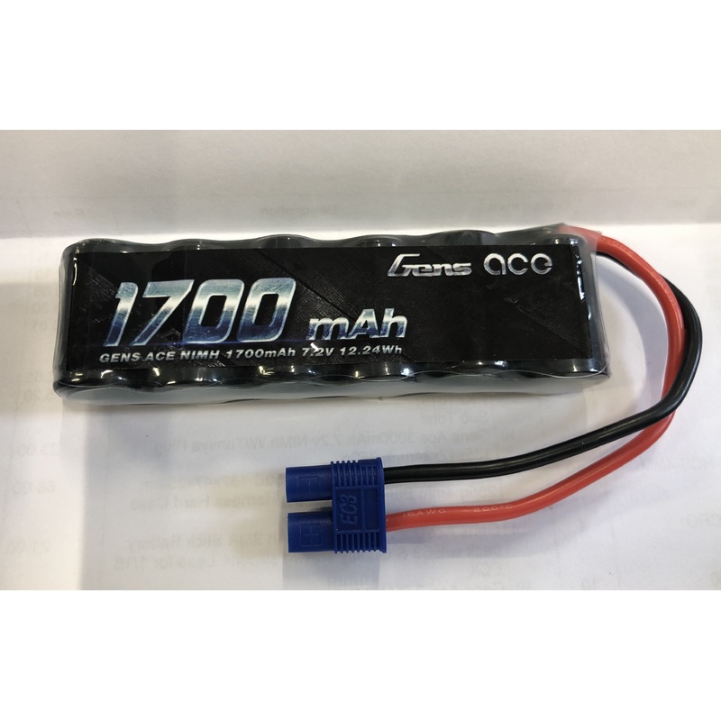 Gens Ace 7.2v 1700mAh 2/3A Stick Pack