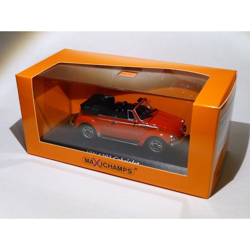 MC 1:43 1979 VW 1303 Beetle Cabrio Red