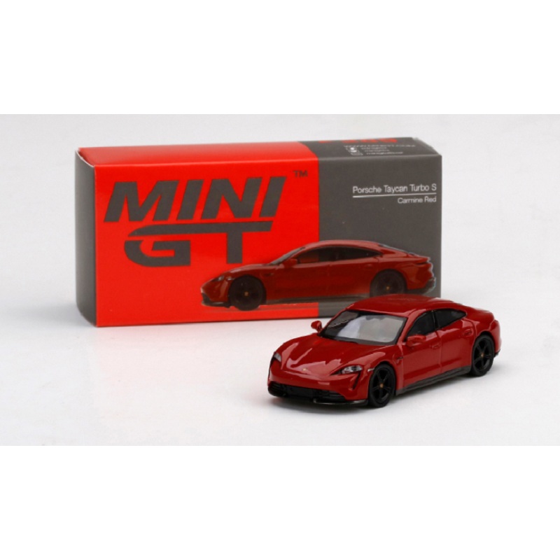 MGT 1:64 Porsche Taycan Turbo S Carmine Red