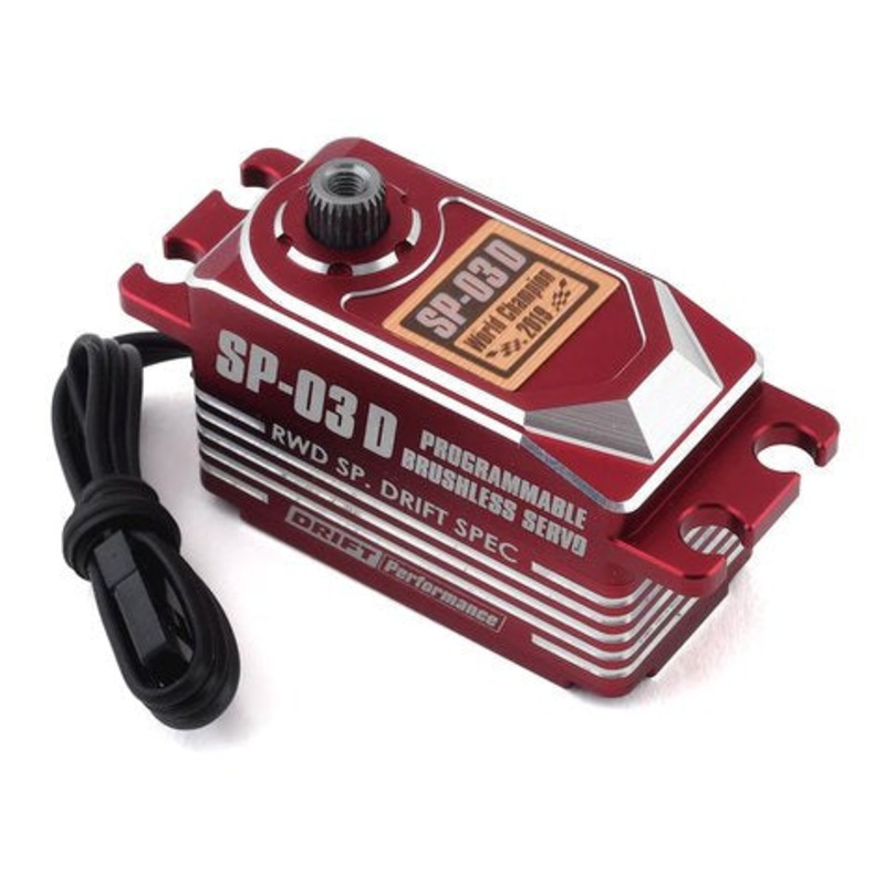 SP-03D Programable Brushless Steering Servo (Red) for DRIFT
