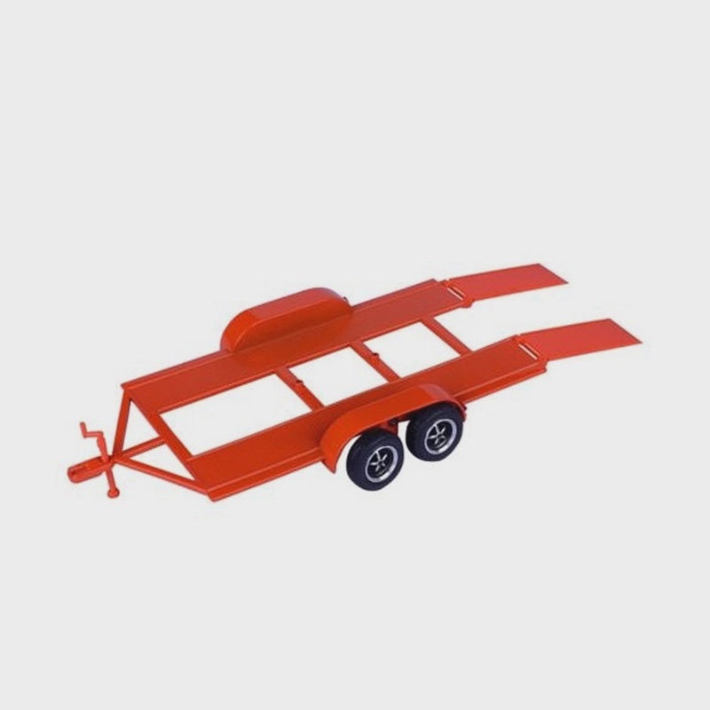 DDA 1:24 Scale Car Transporter Trailer Red