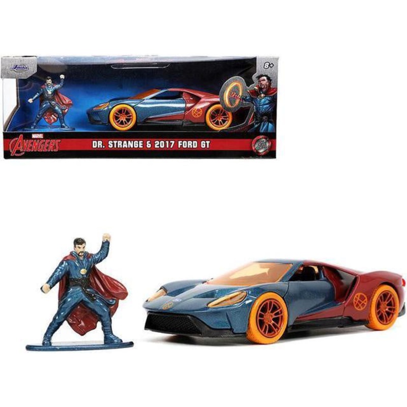 Jada 1:32 2017 Ford GT and Doctor Strange Diecast Figurine "Avengers"