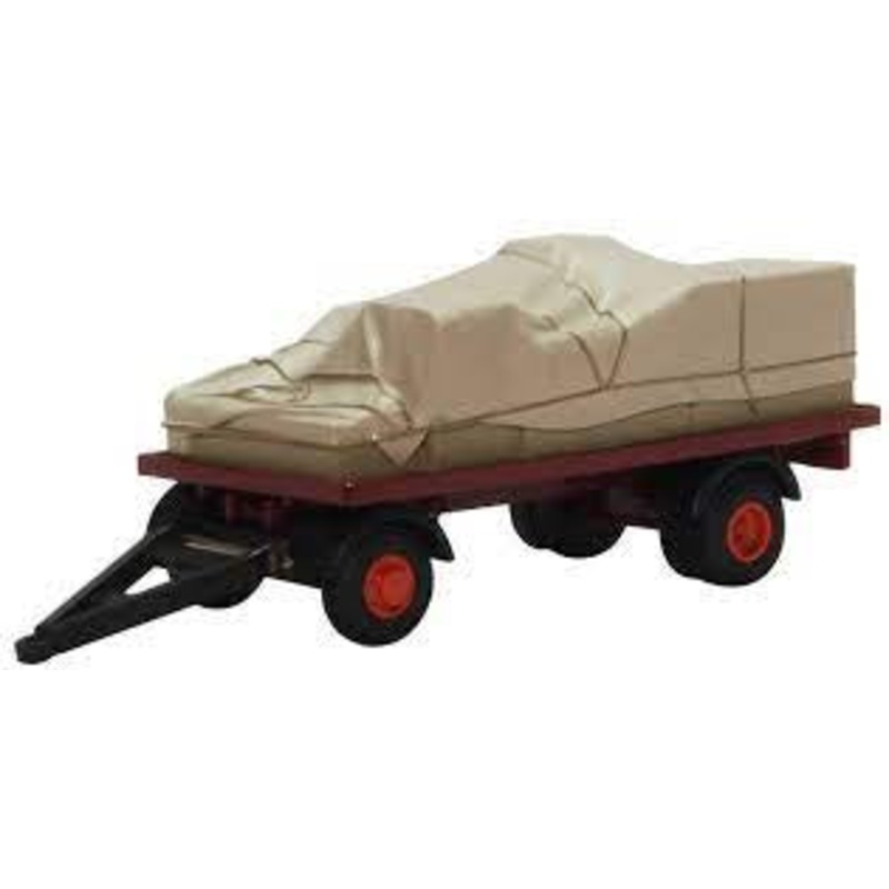 Oxford 1:76 Canvassed Trailer