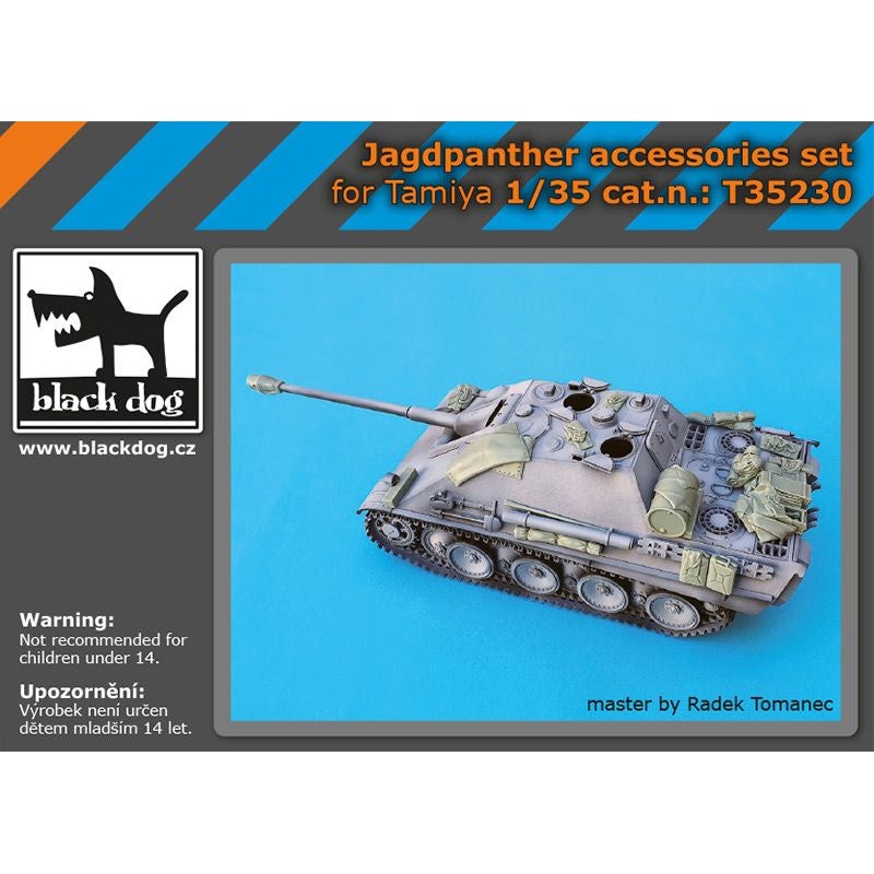 Black Dog 1:35 Jagdpanther Accessories Resin Extras for Tamiya