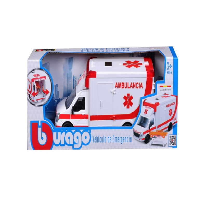 Burago - Municipal Vehicles Ambulance w/ Stretcher (18-32266)