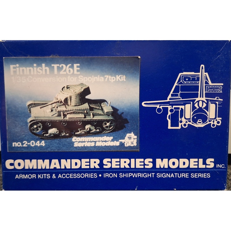 Commander 1:35 Finnish T26E Conversion Resin Kit