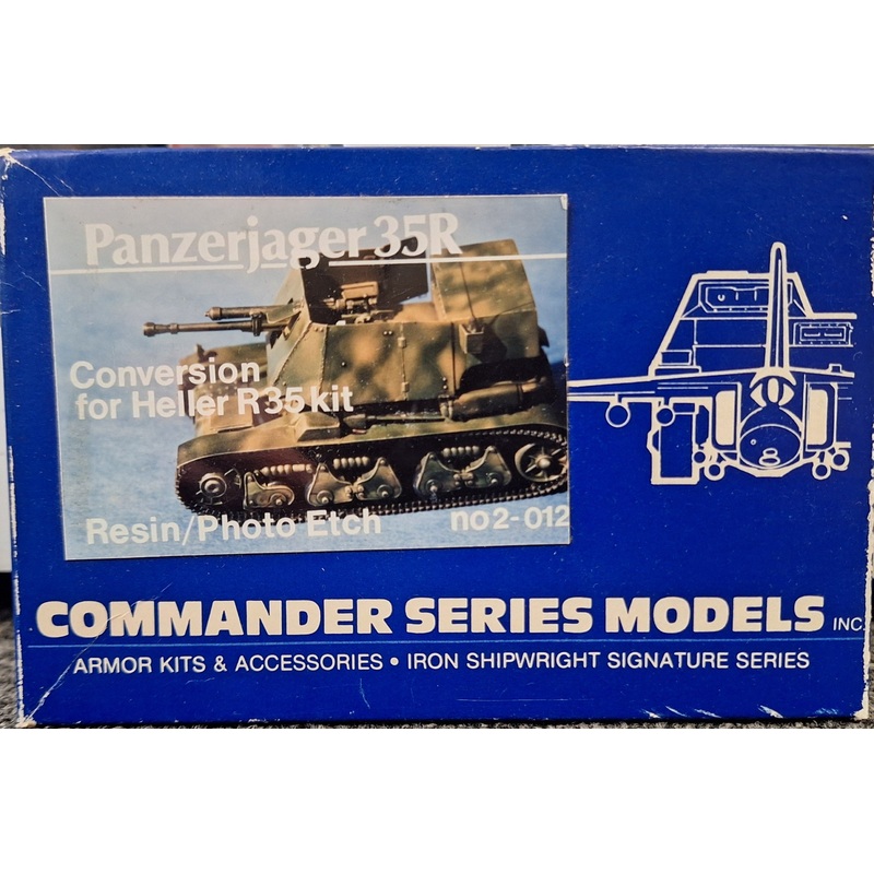 Commander 1:35 Panzerjager 35R Conversion Resin Kit w/Photoetch