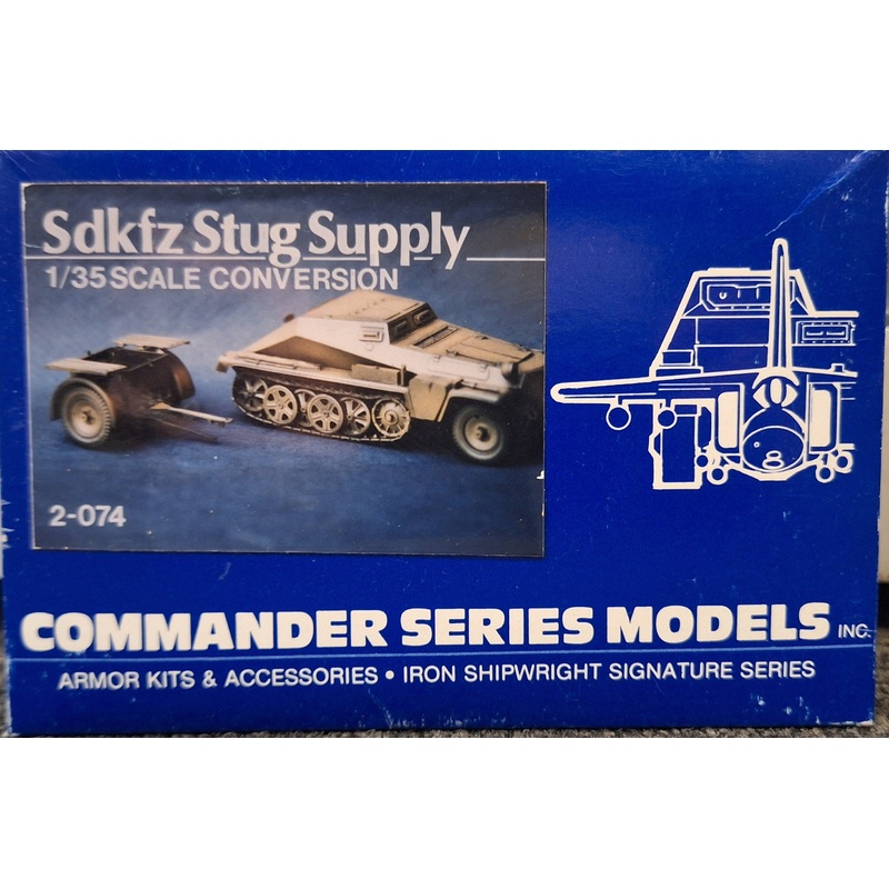 Commander 1:35  Sd.Kfz. 252 w/ Sd.Ah.32 Stug Supply Conversion Resin Kit