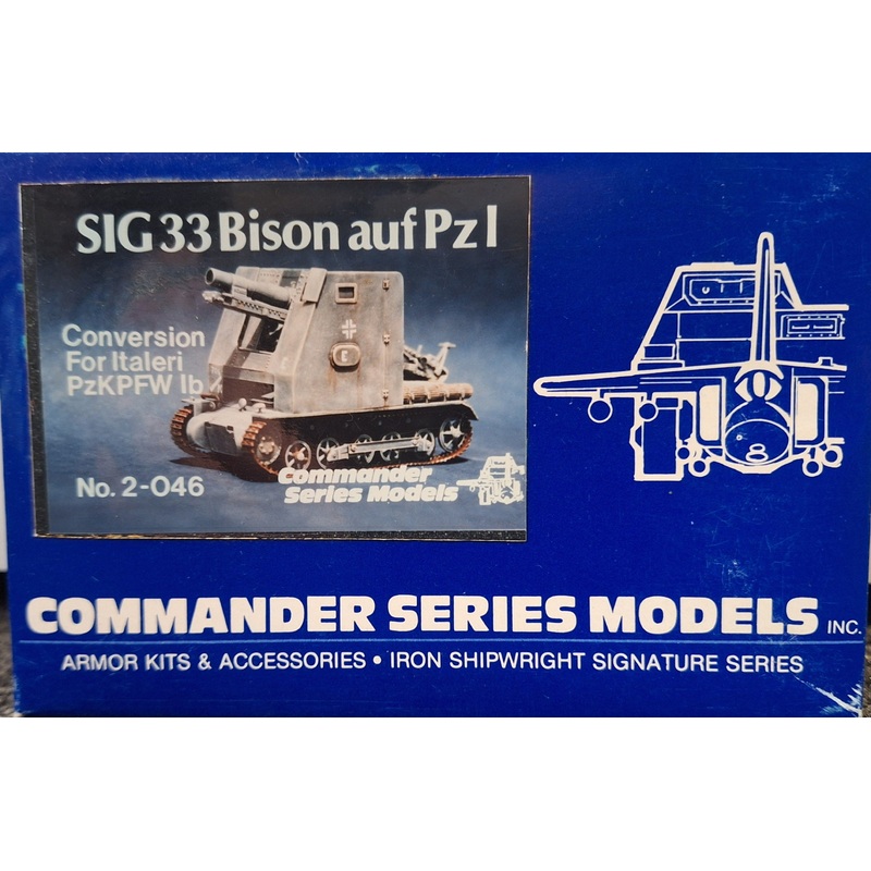 Commander 1:35 SIG 33 Bison auf Pz1 Conversion Resin kit