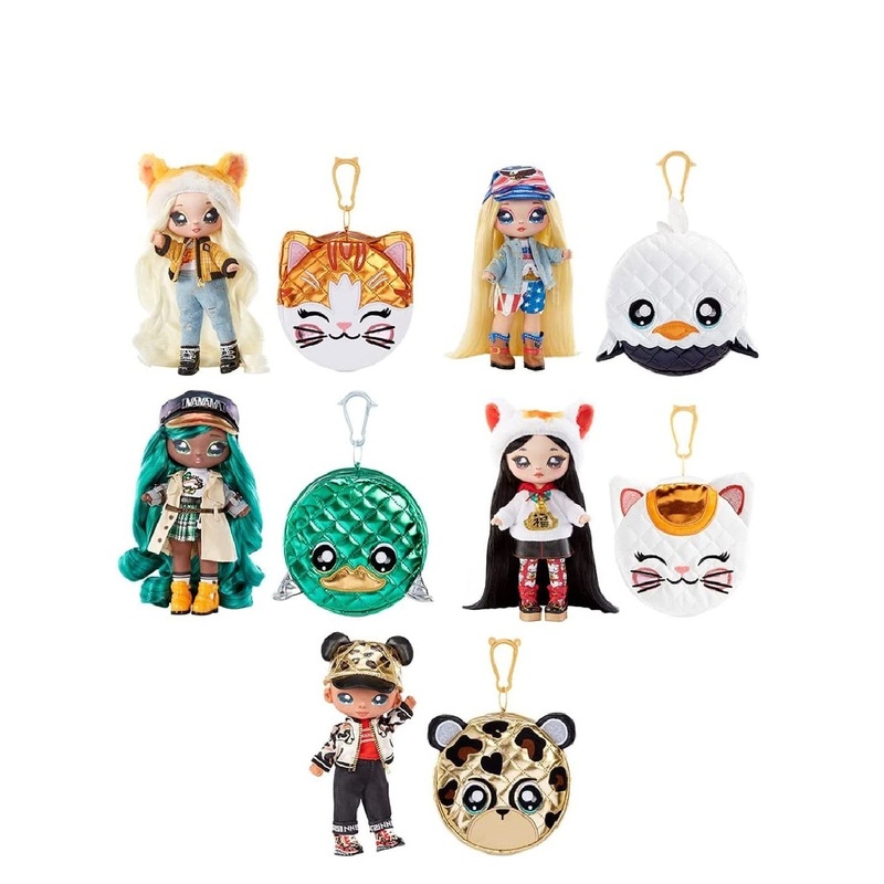 Na Na Na Surprise 2 in 1 Fashion Doll & Pruse Glam S2 Asst in Sidekick
