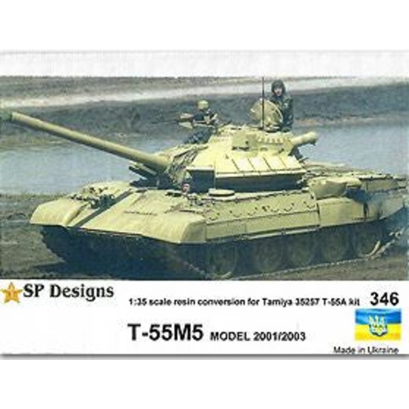 SP Designs 1:35 T-55M5 Mod. 2001/2003 Resin Conv. for Tamiya
