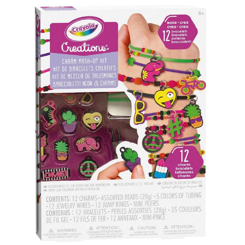 Crayola Creations Neon Charm Mash-Up Kit