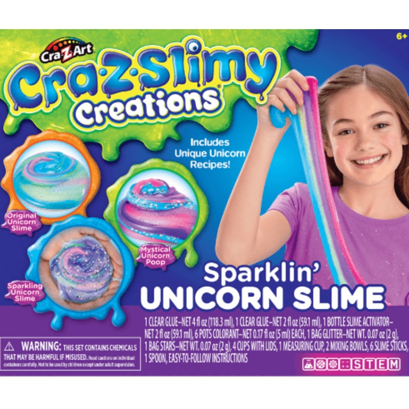 CraZSlimy Stress Unicorn kit
