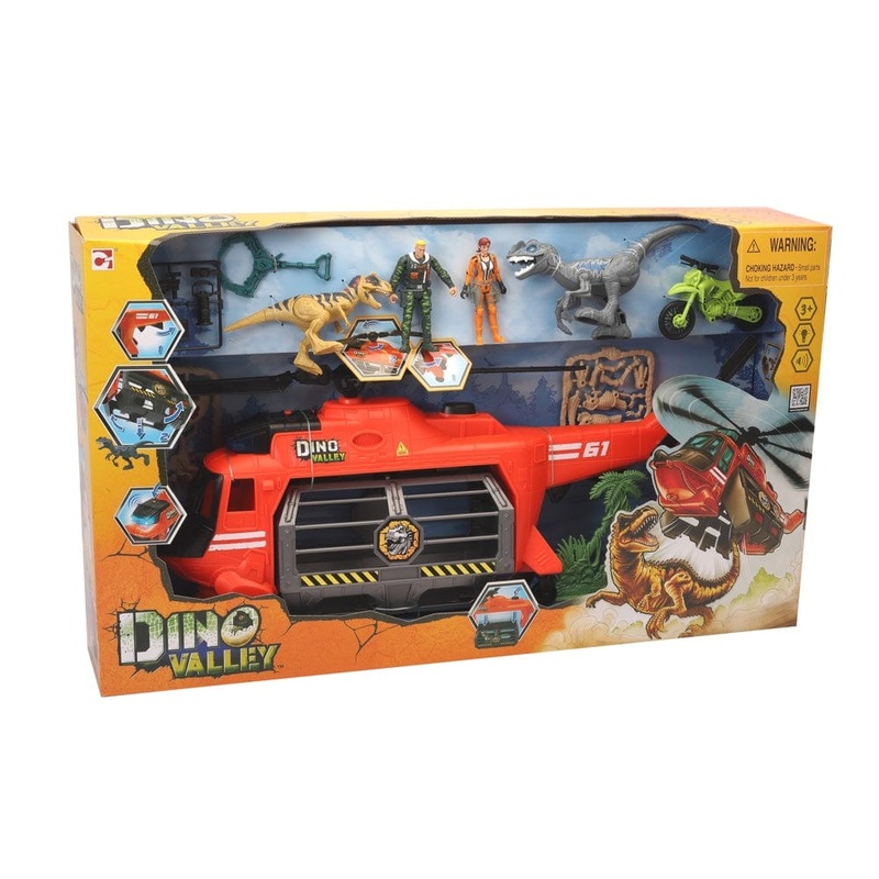 Dino Valley 6 Jaw-Copter Playset