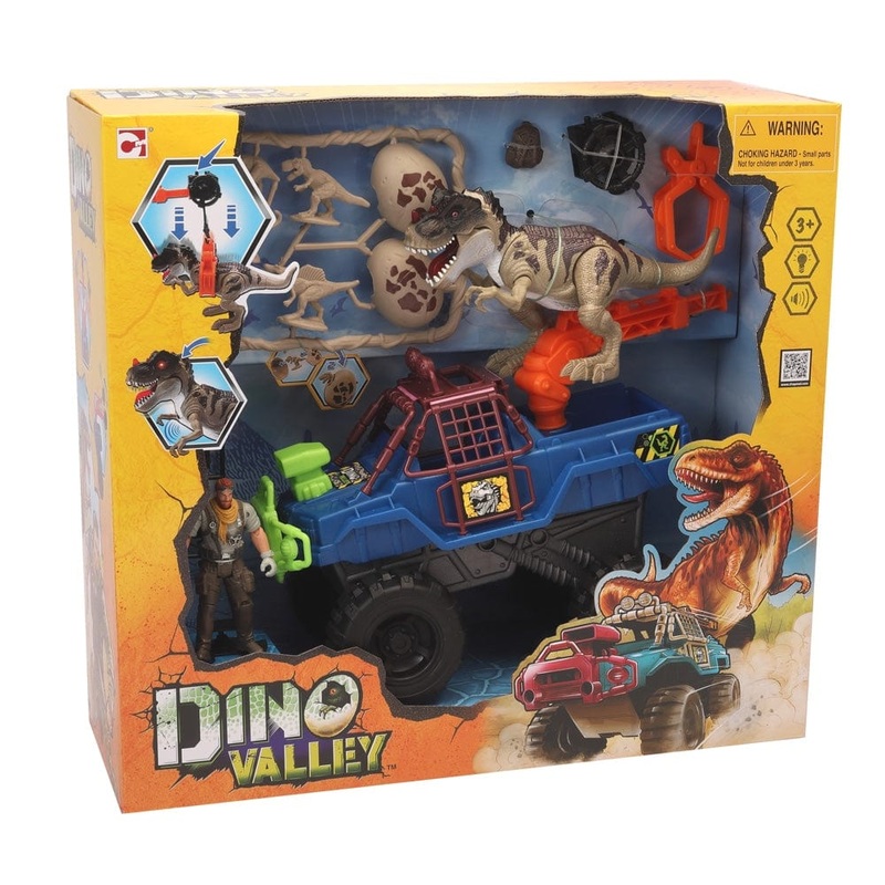 Dino Valley 6 Roughneck Big Wheel Playset